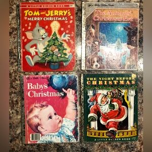Vintage “A Little Golden Book” Christmas Books